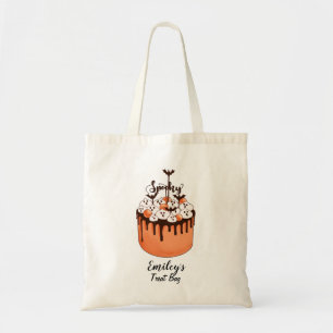 Bolsa Tote Ghost Candy Kids Cupcake Halloween Trick ou Trek