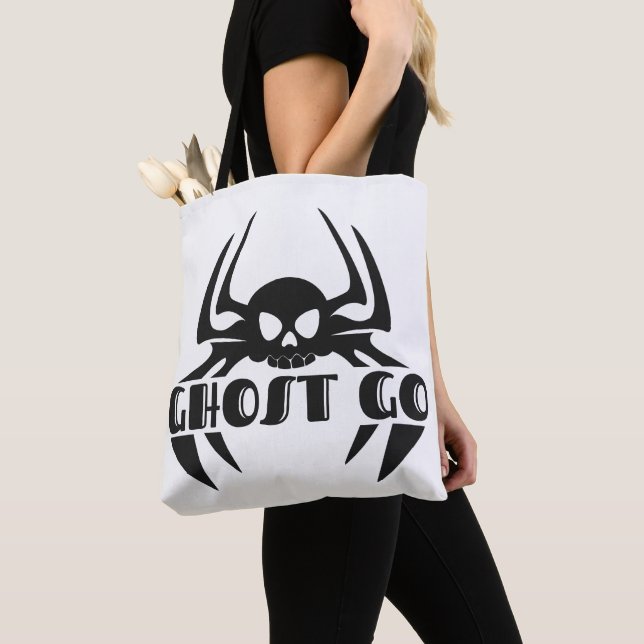 Bolsa Tote Ghost Go Spooky Season (Close Up)
