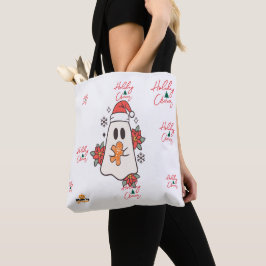Bolsa Tote Ghost Mug Bonito de Natal | Pão de Gingerpão de Na
