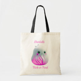 Bolsa Tote Ghost ou Trick Kawaii Cute