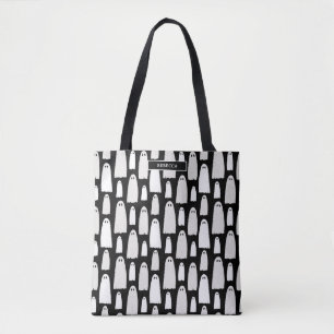 Bolsa Tote Ghost Pattern Halloween