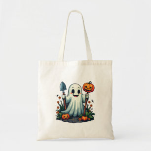 Bolsa Tote Ghost Pumpkin do Jardim de Outono de Spookeen