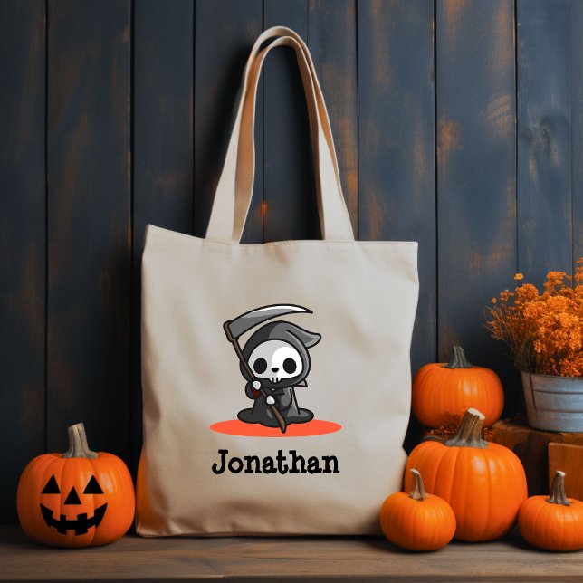 Bolsa Tote Ghost Reaper de Cerveja de Halloween (Criador carregado)