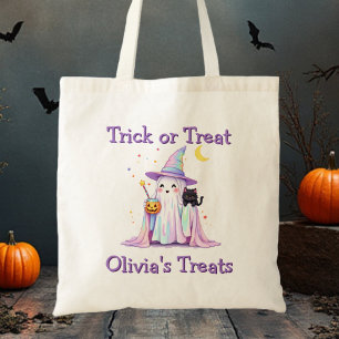 Bolsa Tote Ghost Trick ou Treine Bag Iridescente