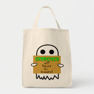 Bolsa Tote Ghost Trick ou Treine Bag sem-abrigo