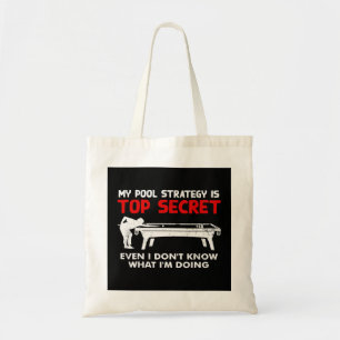 Bolsa Tote Gift do Jogador de Piscina Engraçado