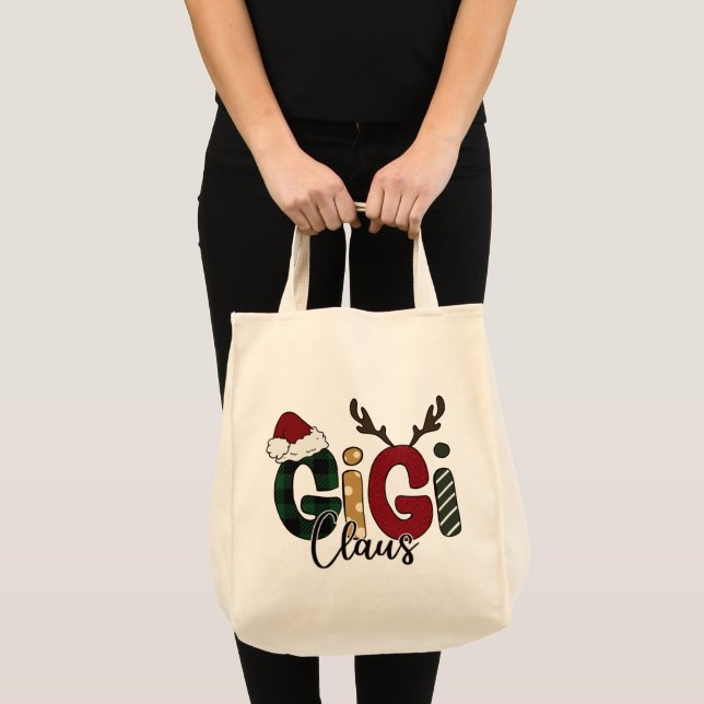 Bolsa Tote Gigi Claus (Frente (produto))