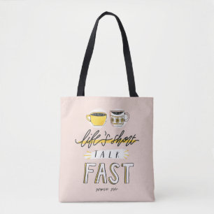 Bolsa Tote Gilmore Girls   Conversação rápida da vida - Café