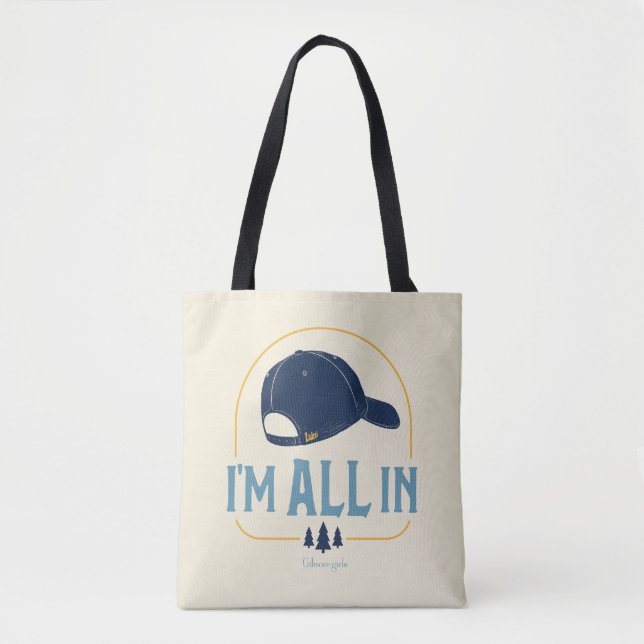 Bolsa Tote Gilmore Girls I’m All In Luke’s Hat (Frente)
