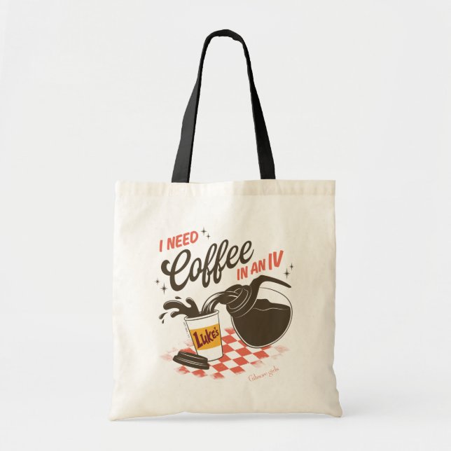 Bolsa Tote Gilmore Girls Luke’s Coffee IV Quote (Frente)