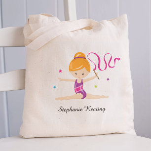 Bolsa Tote Ginasta - Cabelo Vermelho Personalizado