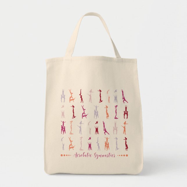 Bolsa Tote Ginástica Acrobática Habilita Tote Bag Montage (Frente)