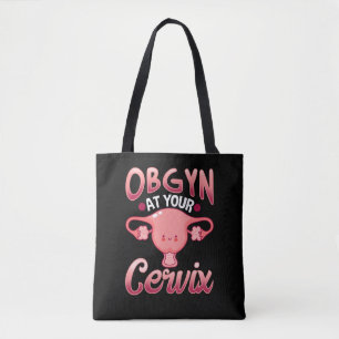 Bolsa Tote Ginecologista Ginecologista Gólogo Cute Cervix