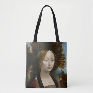 Bolsa Tote Ginevra de Benci por Leonardo da Vinci