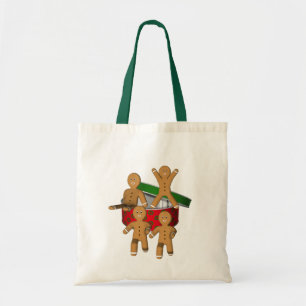 Bolsa Tote Gingercake Cookie Men Feriado em Férias