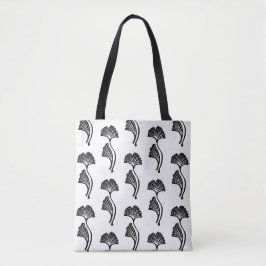 Bolsa Tote Gingko Leaf Lino Impressão