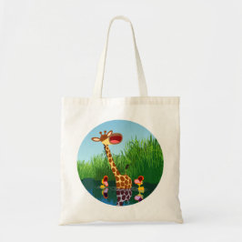 Bolsa Tote Girafa de desenho animado bonito e bag