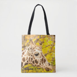 Bolsa Tote Girafa e folhas