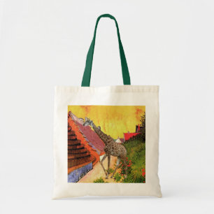 Bolsa Tote Girafa, pintura da vila de van Gogh