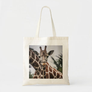 Bolsa Tote Giraffe cabeça Giraffe pelo animal impressão afric