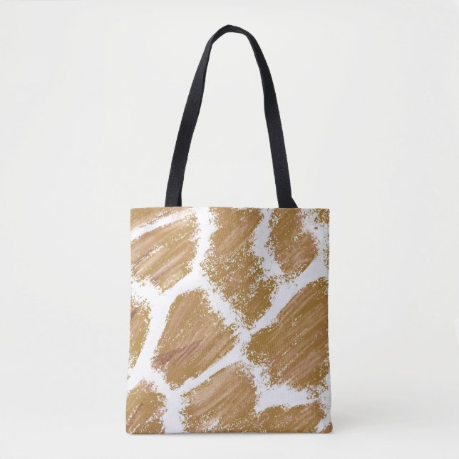 Bolsa Tote Giraffe impressão (Frente)
