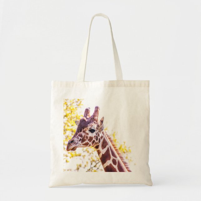 Bolsa Tote Giraffe Portrait (Frente)