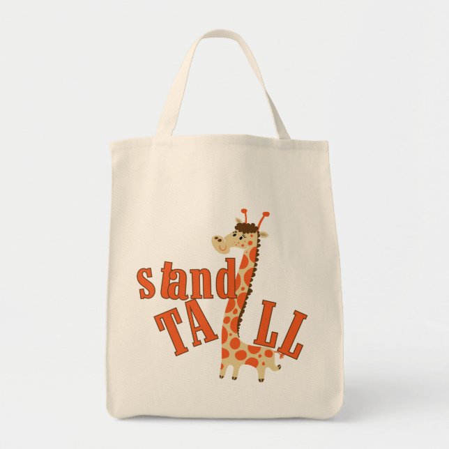 Bolsa Tote Giraffe Stand Tall (Frente)