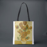 Bolsa Tote Girassóis 1888 por Vincent van Gogh<br><div class="desc">Vincent Willem van Gogh (holandês: [ˈvɪ nsɛ nt ˈʋ lamix vɪ ɱɑ x] (escuta);[nota 1] 30 de março de 1853 - 29 de julho de 1890] foi um pintor Poste-impressionista neerlandês que se tornou, postumamente, uma das figuras mais famosas e influentes da história da arte ocidental. Em uma década, ele...</div>