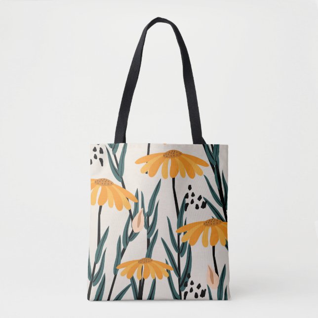 Bolsa Tote Girassóis amarelos (Frente)