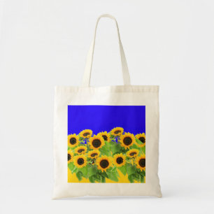 Bolsa Tote Girassóis - Bandeira Ucraniana Liberdade de Paz U