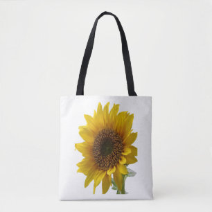 Bolsa Tote girassóis de toalha