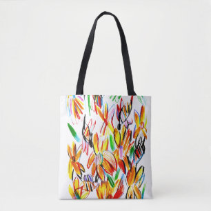Bolsa Tote Girassóis e abelhas