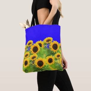Bolsa Tote Girassóis - Liberdade Ucrânia Paz Bandeira Ucran