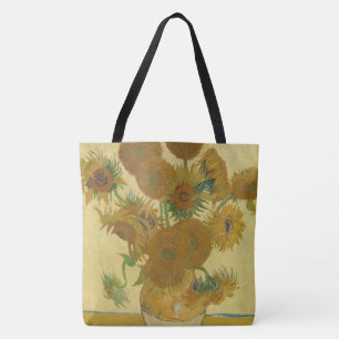 Bolsa Tote Girassóis, Natureza Morta Pintura a Óleo, Van Gogh