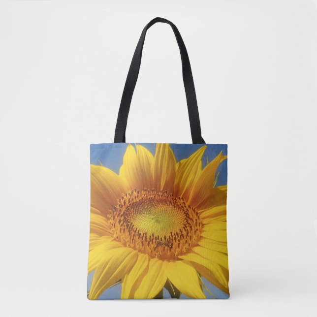 Bolsa Tote Girassol Amarelo (Frente)