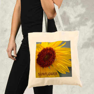 Bolsa Tote Girassol Brilhante Brilhante
