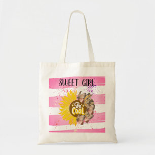 Bolsa Tote Girassol e borboletas, Arte Rosa Vibrada