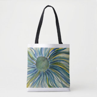 Bolsa Tote Girassol em Azul
