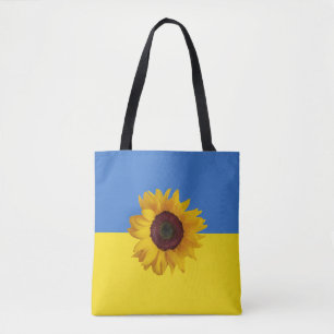 Bolsa Tote Girassol para a Ucrânia Design