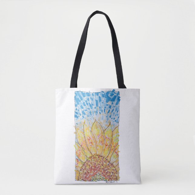 Bolsa Tote Girassol Radiant Bloom (Frente)