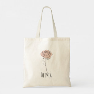 Bolsa Tote Girls Cute and Elegant Flowers Tote Bag