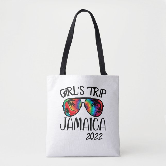 Bolsa Tote Girls Trip Jamaica 2022 Sunglasses Summer Vacation (Frente)
