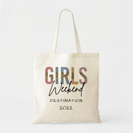 Bolsa Tote Girls Weekend Cheetah Impressão Girls saem