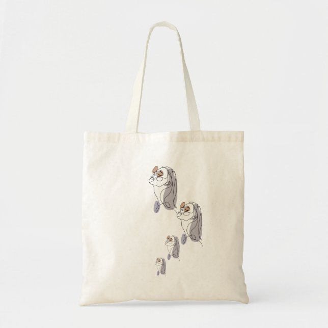 Bolsa Tote Girly Blooms Tote Bag (Frente)