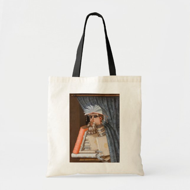 Bolsa Tote Giuseppe Arcimboldo - O Bibliotecário (Frente)