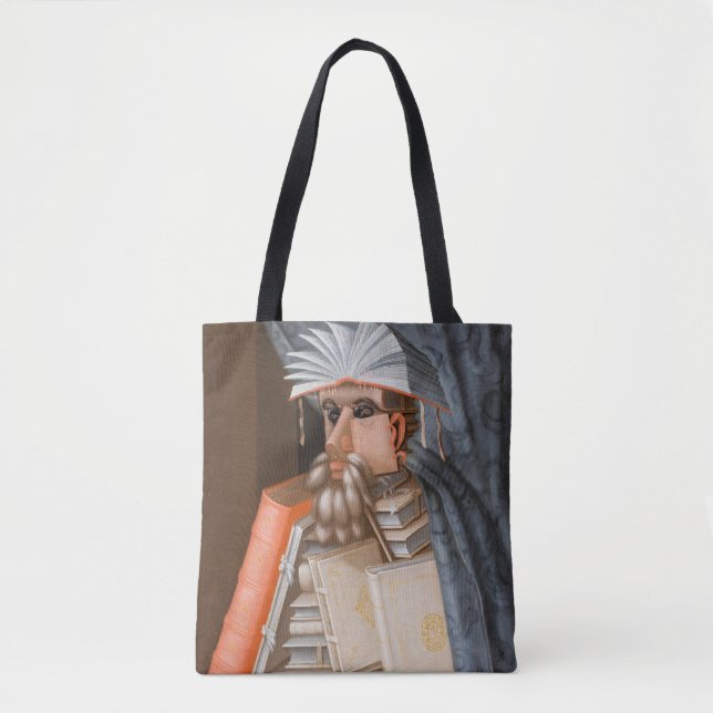 Bolsa Tote Giuseppe Arcimboldo - O Bibliotecário (Frente)