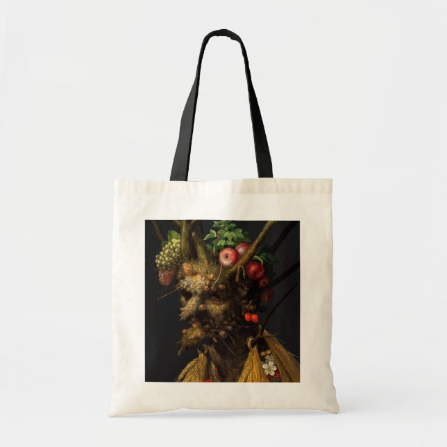 Bolsa Tote Giuseppe Arcimboldo - Quatro Assentos numa Cabeça (Frente)