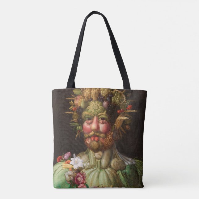 Bolsa Tote Giuseppe Arcimboldo - sacola de Vertumnus (Verso)