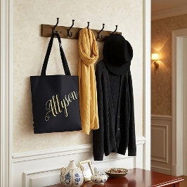 Bolsa Tote Glamour dourado personalizado  
