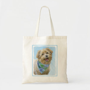 Bolsa Tote Glen de Imaal Terrier Painting - Arte Original de 